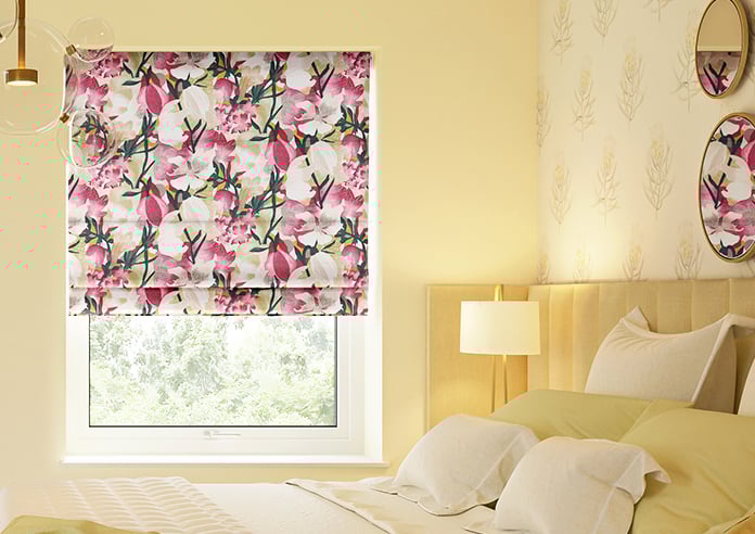 Lucy, Fuchsia - Twist&Fit Roman Blind - Image 3